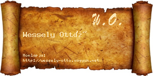 Wessely Ottó névjegykártya